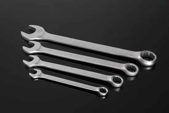 Middly Combination Wrench/Open-Ring Spanner, Matt Finish 6mm Cr-V