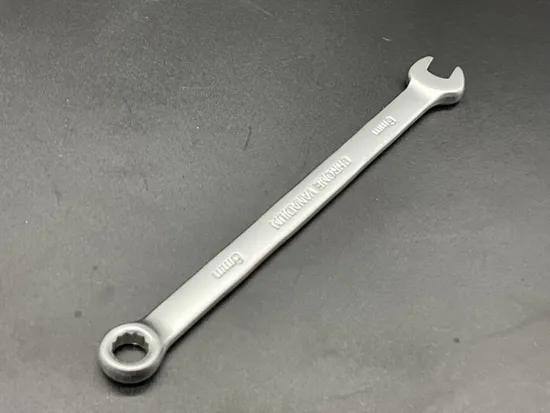 Middly Combination Wrench/Open-Ring Spanner, Matt Finish 6mm Cr-V