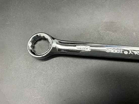 Middly Combination Wrench/Open-Ring Spanner, Mirror Finish 19/32inch Cr-V