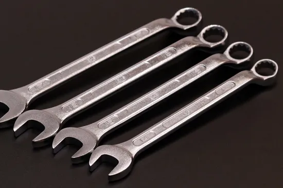 Middly Combination Wrench/Open-Ring Spanner, Mirror Finish, 25mm, Cr-V, Tool, Hand Tool, Hardware, Tool