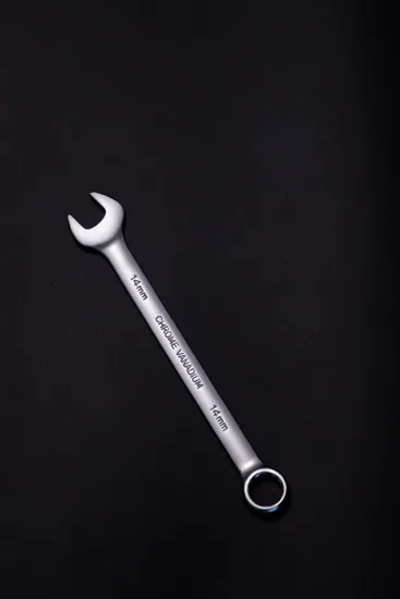 Middly Combination Wrench/Open-Ring Spanner, Mirror Finish, 25mm, Cr-V, Tool, Hand Tool, Hardware, Tool