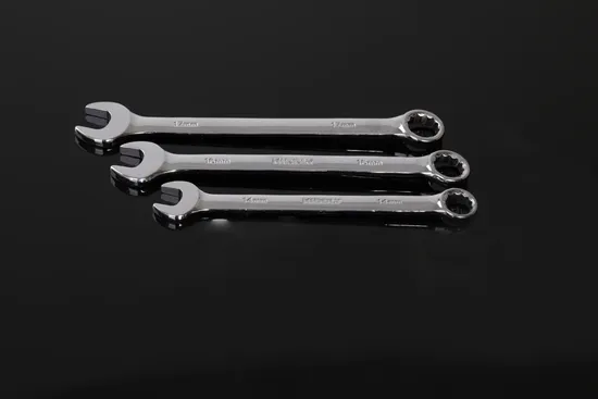 Middly Combination Wrench/Open-Ring Spanner, Mirror Finish, 25mm, Cr-V, Tool, Hand Tool, Hardware, Tool