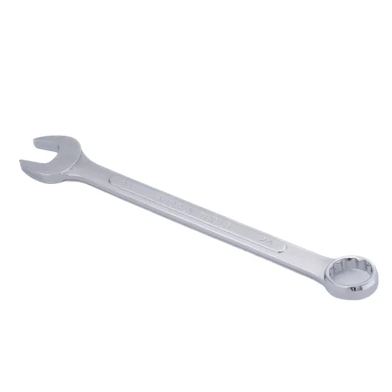 Middly Combination Wrench/Open-Ring Spanner with Convex Bar, Mirror Finish, 22mm