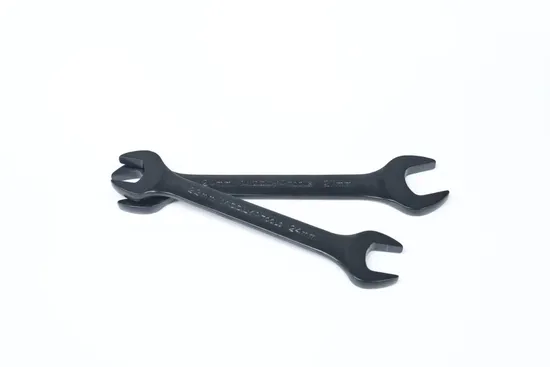 Middly Double-Open End Wrench/Open Spanner, Black, 24-27mm, Factory Price