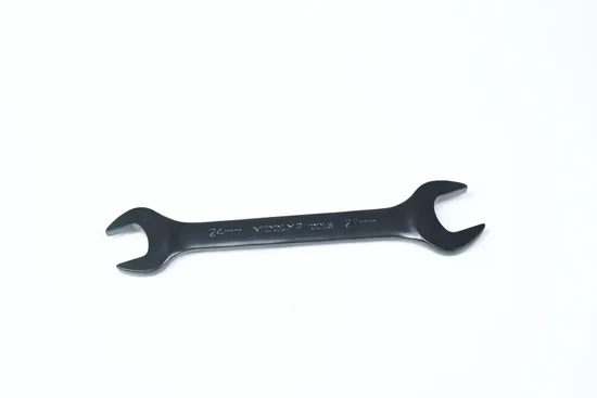 Middly Double-Open End Wrench/Open Spanner, Black, 24-27mm, Factory Price