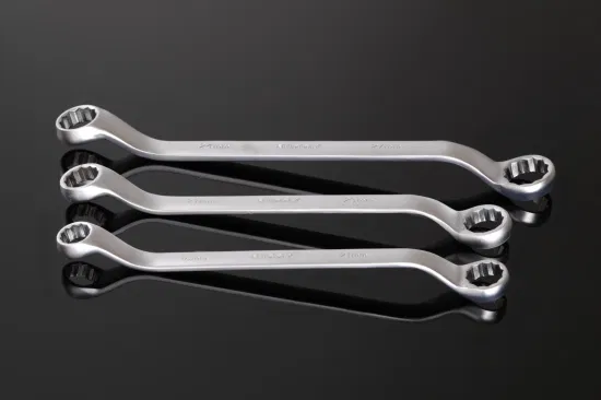 Middly Wrench Set, Double Box-End Wrench, Ring Spanner, Cr-V