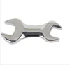 Mini Double Open End Spanner Wrench Metric 3/8" to 7/16" Mirror Chrome