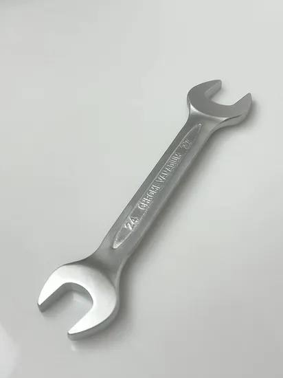 Open-End Wrench/Open Spanner 24-27mm Cr-V Matt Finish, Factory Price