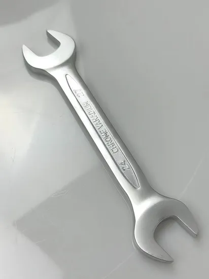 Open-End Wrench/Open Spanner 24-27mm Cr-V Matt Finish, Factory Price