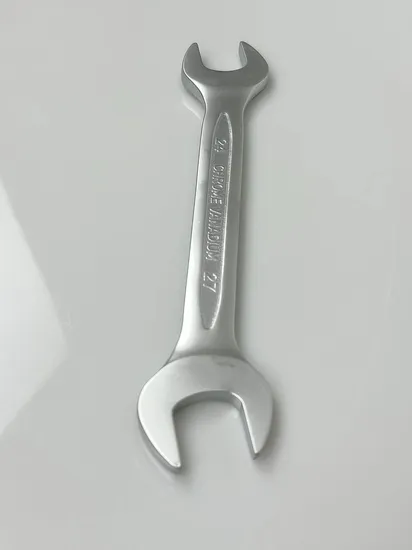 Open-End Wrench/Open Spanner 24-27mm Cr-V Matt Finish, Factory Price