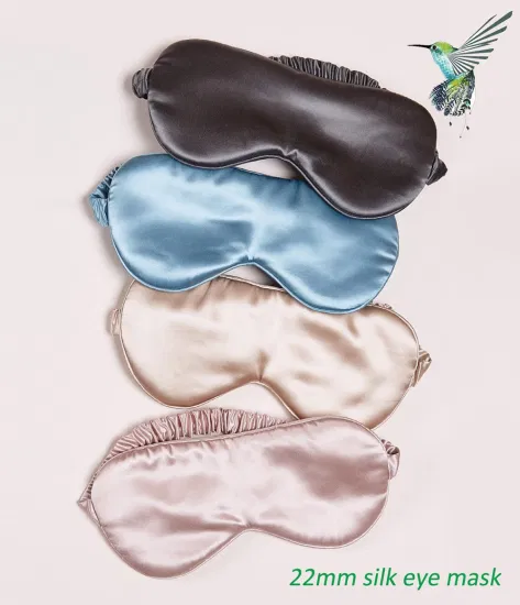 100% Luxury Silk Sleeping Eye Mask Factory Direct 16mm/19mm/22mm