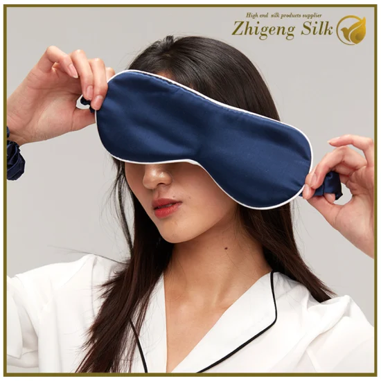 Comfortable Popular Sleep 100% Mulberry Silk Eye Mask