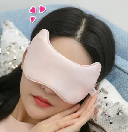 Custom Cat Pattern Silk Eye Mask