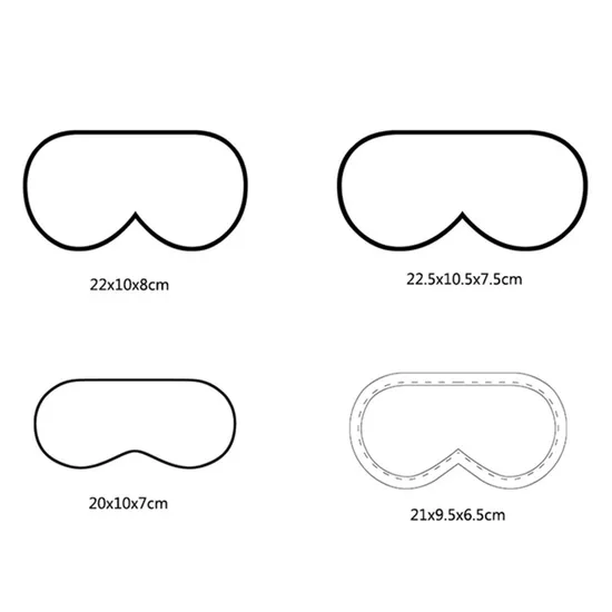 Custom Designed Women′ S Comfortable Plain Silk Eye Mask