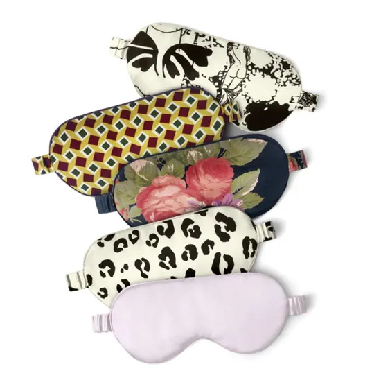 Custom Digital Print Silk Eyemask with High Quality