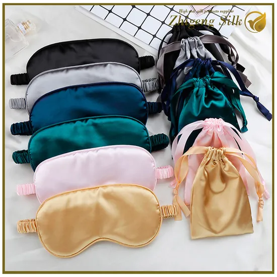 Custom High Quality Sleep Silk Eye Mask