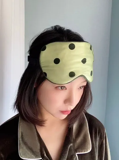 Custom Printed Silk Sleep Mask