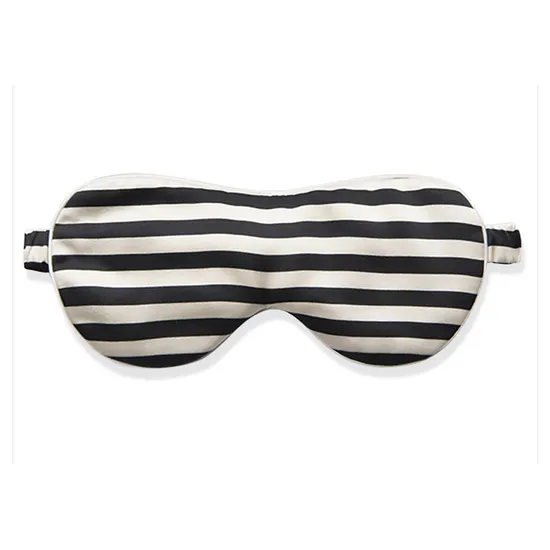 Digital Print Plaid Sleeping Eye Mask Houndstooth Silk Eye Mask