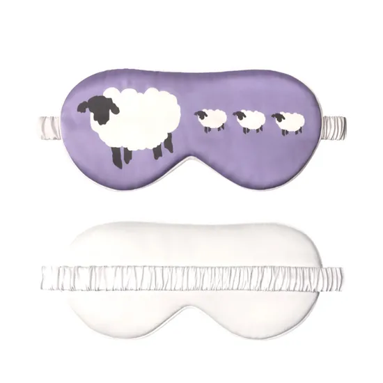 Fashion Custom Printed Beauty Silk Sleep Mask