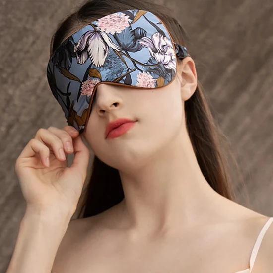 High Quality 100% Silk Sleep Eye Mask with Different Styles