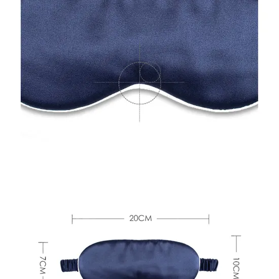 High Quality Plain Sleeping Silk Eye Mask