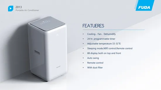 7, 000/8, 000/9, 000/10, 000/12, 000 BTU/H Cooling Capacity Smart Portable Air Conditioner for Home and Office