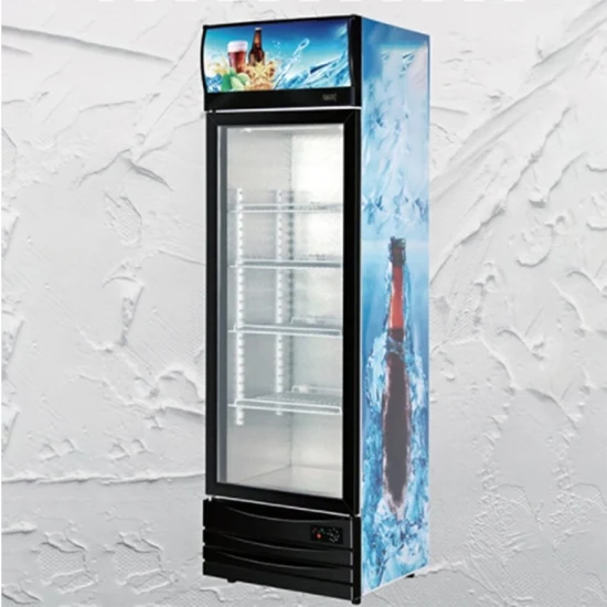 Single Door/Double Door Display Showcase Refrigerator OEM Electronic Temperature Display and Compressor Back Cover