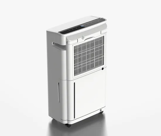 White Industrial Global Portable Air Dehumidifier for Basement, Home and Whole Room