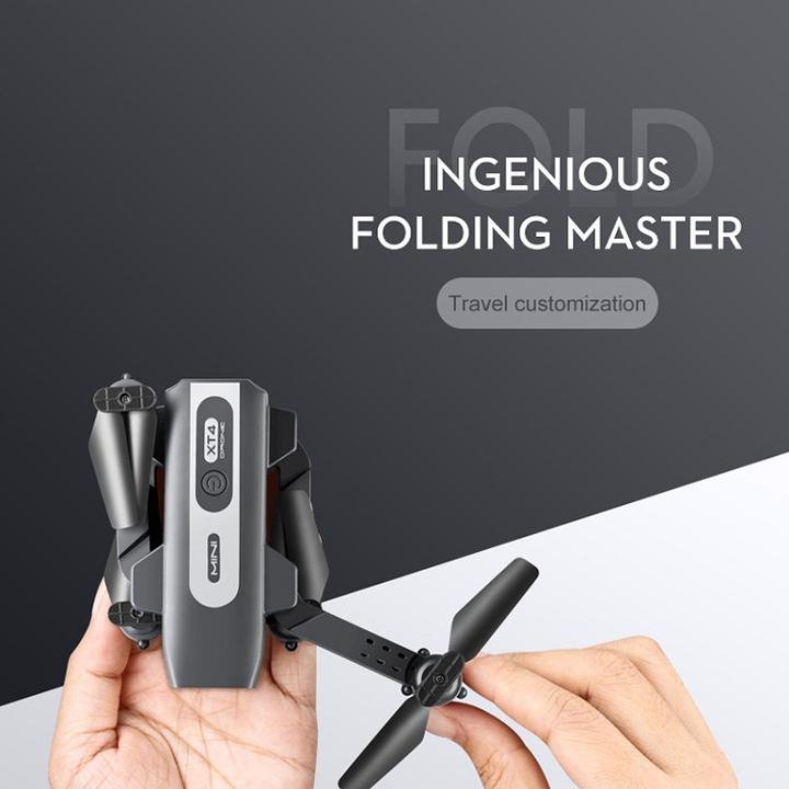 Hot XT4 Mini Beginner Drone 100m Smart Fixed Height Folding Quadcopter With 4K Camera Toy Drone Mini China Wholesale Factory