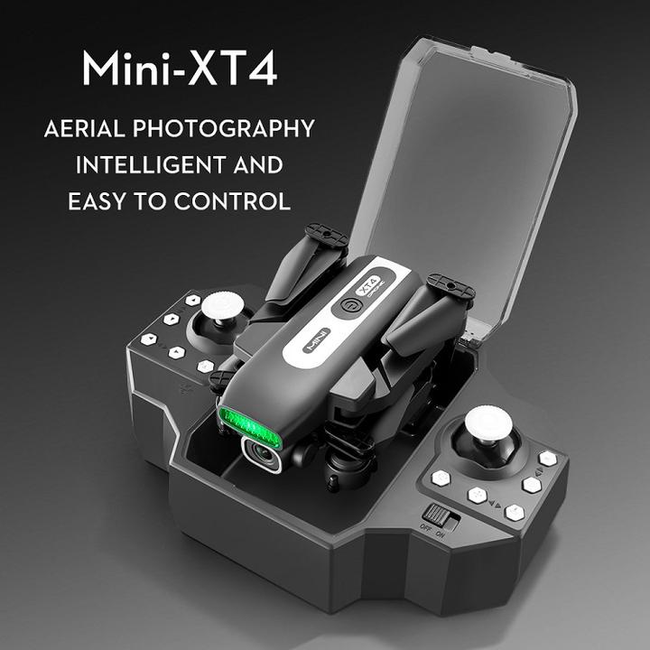 XT4 Mini UAV Aerial Photography Folding Four Axis Aircraft Fixed Height Remote Controlled Aircraft Drone Toy