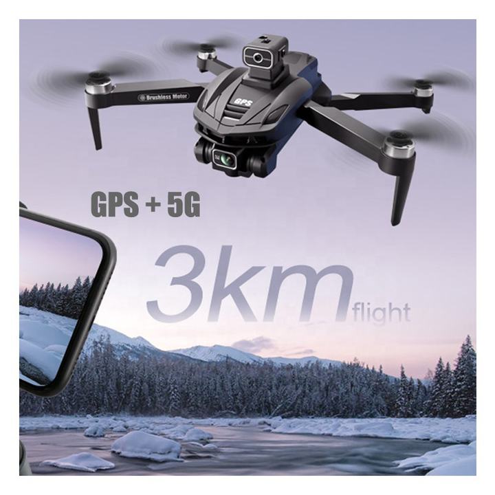 2024 Newest V168 GPS Drone With Wifi 8K 1080P 5G HD Dual Camera Flow Obstacle Avoidance Light Aerial Photography Drone Affordable Wholesale Services