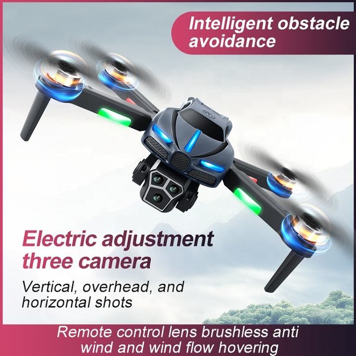 Beginner Drone M2 Obstacle Avoidance 3 Camera RC Drone Optical Flow Hover HD Wifi FPV LED Light Brushless Motor Quadcopter