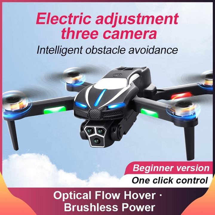 Beginner Drone M2 Obstacle Avoidance 3 Camera RC Drone Optical Flow Hover HD Wifi FPV LED Light Brushless Motor Quadcopter