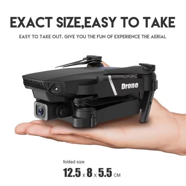 E88 Cheap Mini Drone RC Flight Max 15 Minutes Flying Mini Drone 4K Professional Drone Foldable RC Quadcopter Discounted Bulk Pricing