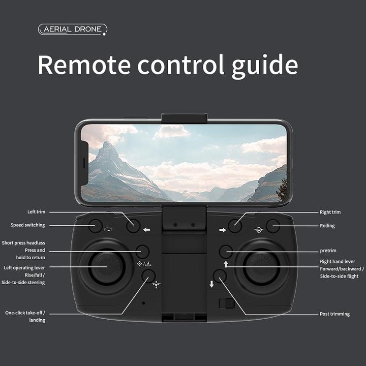 E88 Max Brushless Mini Drone with Camera 4K Aerial Photography UAV Quadcopter Optical Flow Positioning Remote Control Beginners Contract Manufacturing