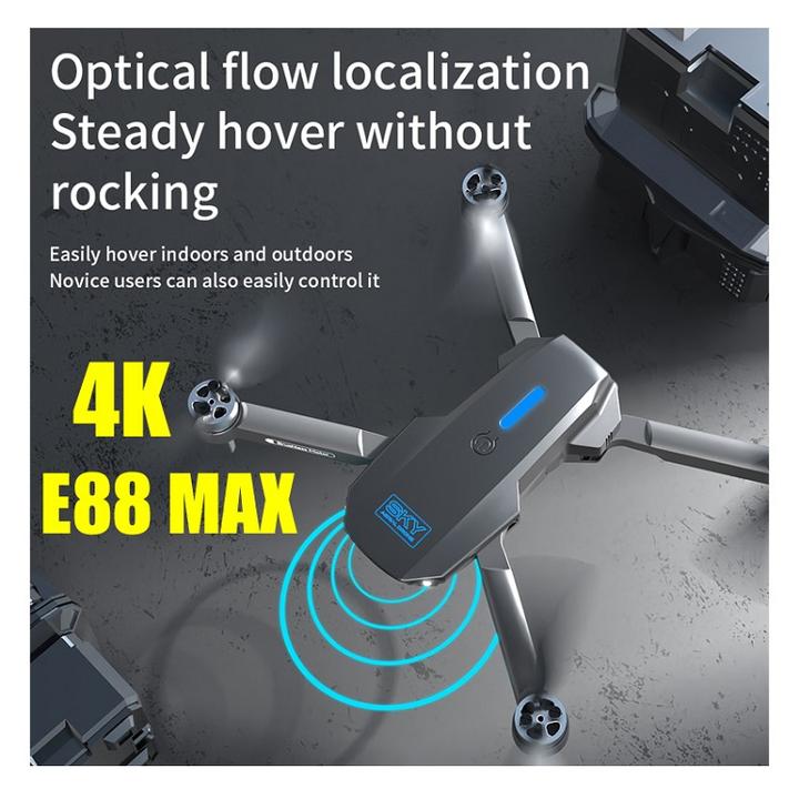 E88 Max Pro Portable Foldable RC Drone with 4K Dual Camera 15 Minutes Flying Time Long Range Battery Bulk Orders