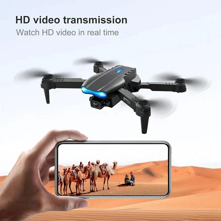 E99 Cheap Drone 4K Intelligent Three sided Obstacle Avoidance Beginner's Birthday Gift Radio-controlled Aircraft Drone