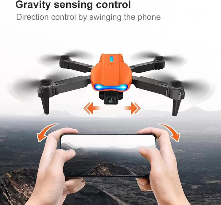 E99 Cheap Drone 4K Intelligent Three sided Obstacle Avoidance Beginner's Birthday Gift Radio-controlled Aircraft Drone