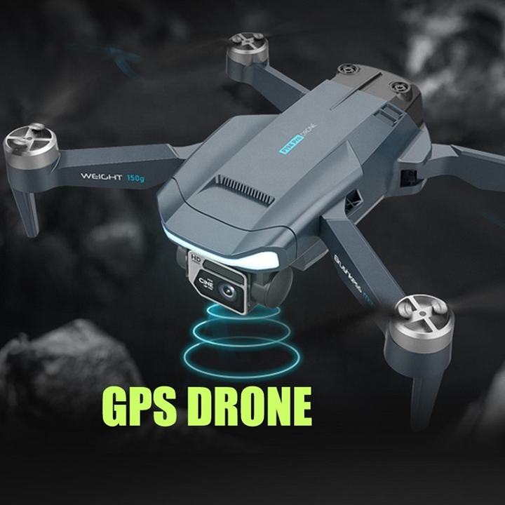 F194 5G GPS Drone 4K HD Dual Camera 5G WIFI FPV Foldable Quadcopter Long Distance 1000M Racing GPS Brushless Drone 8K