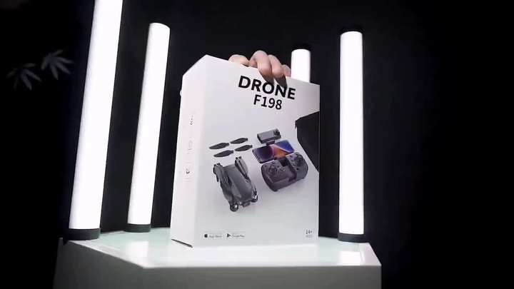 F198 Optical Flow Positioning Brushless UAV 2.4G Wifi Transmission RC Video Drones Dual Camera 480P Mini Smart Follow Drone China Factory Direct Export