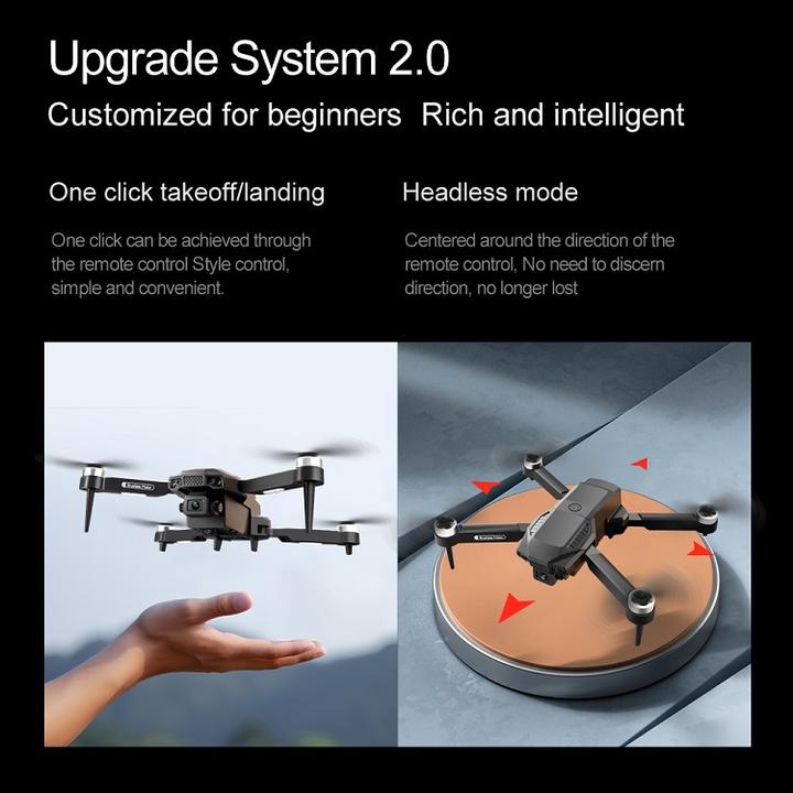 F198 Optical Flow Positioning Brushless UAV 2.4G Wifi Transmission RC Video Drones Dual Camera 480P Mini Smart Follow Drone China Factory Direct Export