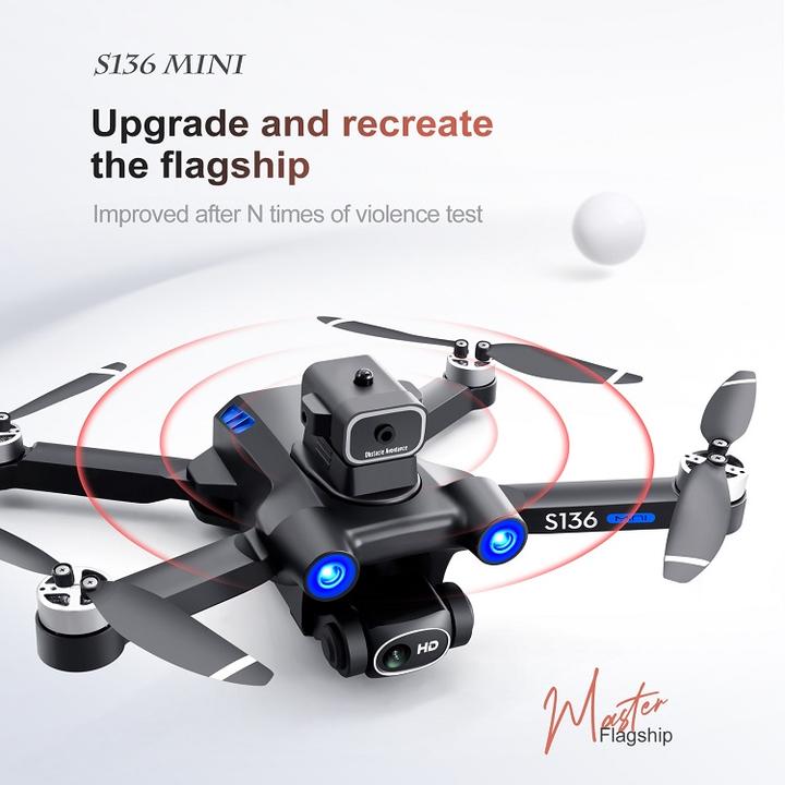 GPS S136 Visual Obstacle Avoidance Professional 5G WIFI Mini GPS Drone With Camera FPV Quadcopter Direct Factory Wholesale Innovation