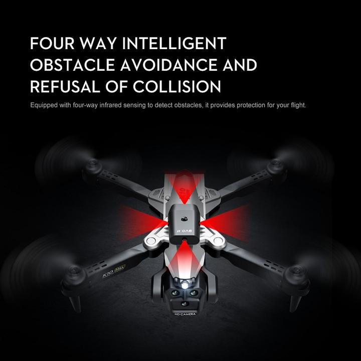 K10 MAX 4K Drone Obstacle Avoidance Remote Control Airplane Optical Flow Hovering Three Lens HD Aerial Photography Quadcopter Industrial Wholesale Pricing