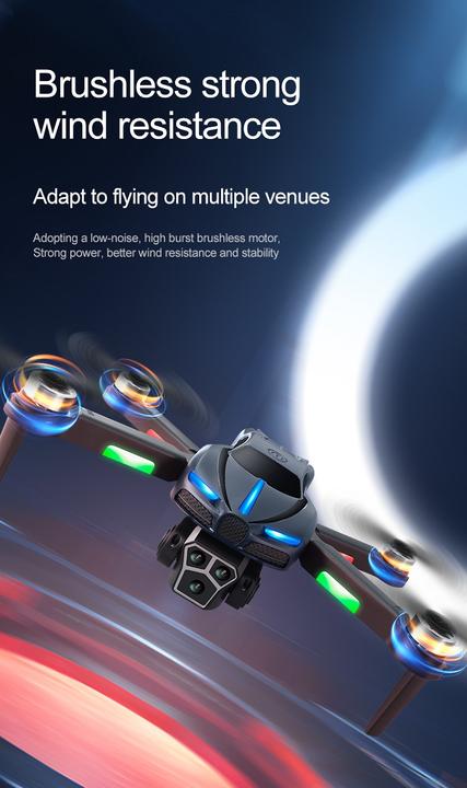 M2 Beginner Drone 3 Camera Obstacle Avoidance 4K Camera Foldable Mini Drone Max 15 Minutes Drone