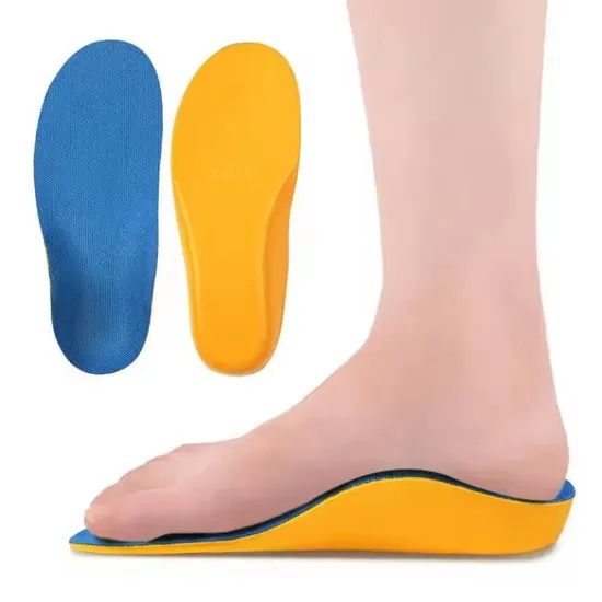 Custom Orthotic Insole for Children with Flat Foot and Xo Leg