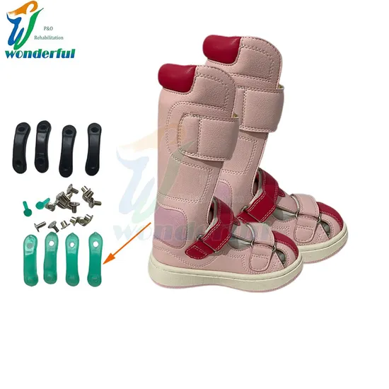 High Quality Pink Children Orthopedic Sandals Shoes Made in China