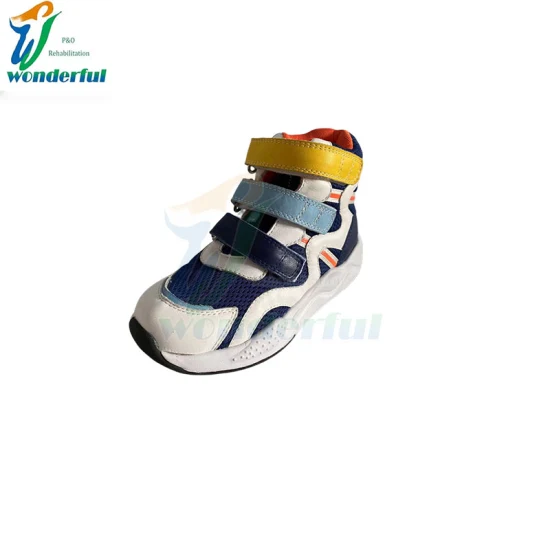 Kids Orthopedic Shoes with Orthotic Insoles for Boys Flat Foot Correction Children Knee Ankle Orthosis Factory Price Danny Shoes