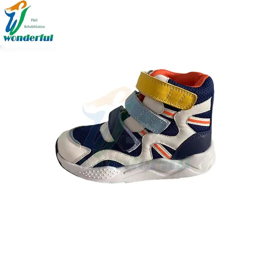 Kids Orthopedic Shoes with Orthotic Insoles for Boys Flat Foot Correction Children Knee Ankle Orthosis Factory Price Danny Shoes