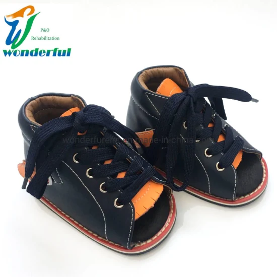 Medical Club Foot Shoes Dennis Brown Shoes Orthopedic Shoes with Splint