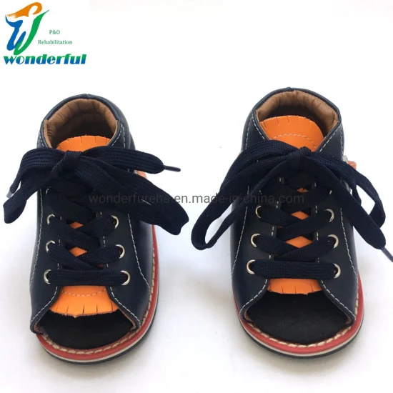 Medical Club Foot Shoes Dennis Brown Shoes Orthopedic Shoes with Splint